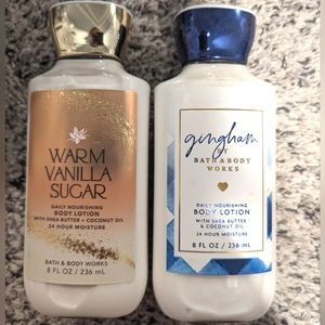 Bath & Body Works lotions
